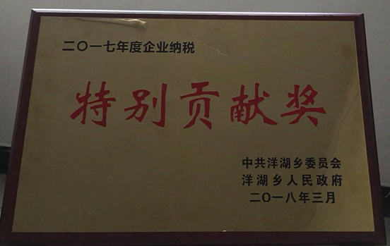 仁和藥用塑膠榮獲“納稅特別貢獻(xiàn)獎(jiǎng)”